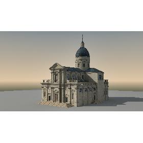 European Church 01 3D model